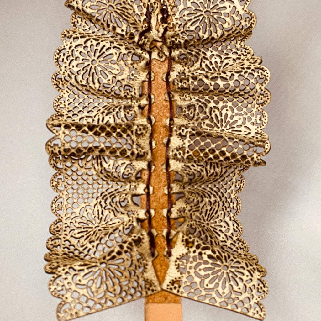 steamvoyage-bracciale in merletto di pelle con cinturino dipinto