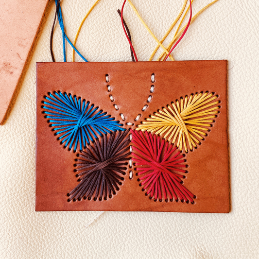 String Art su Cuoio