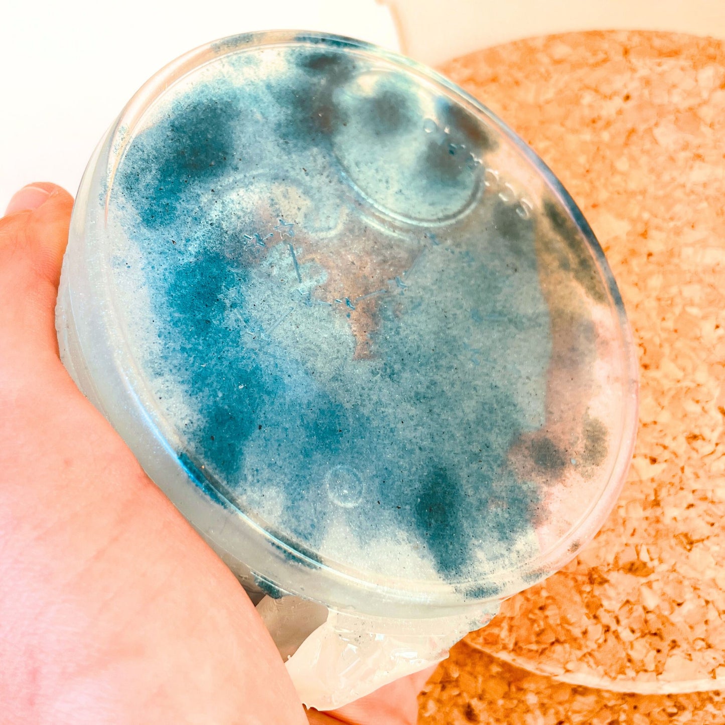 SteamVoyage - porta candele del drago sommerso in resina epossidica