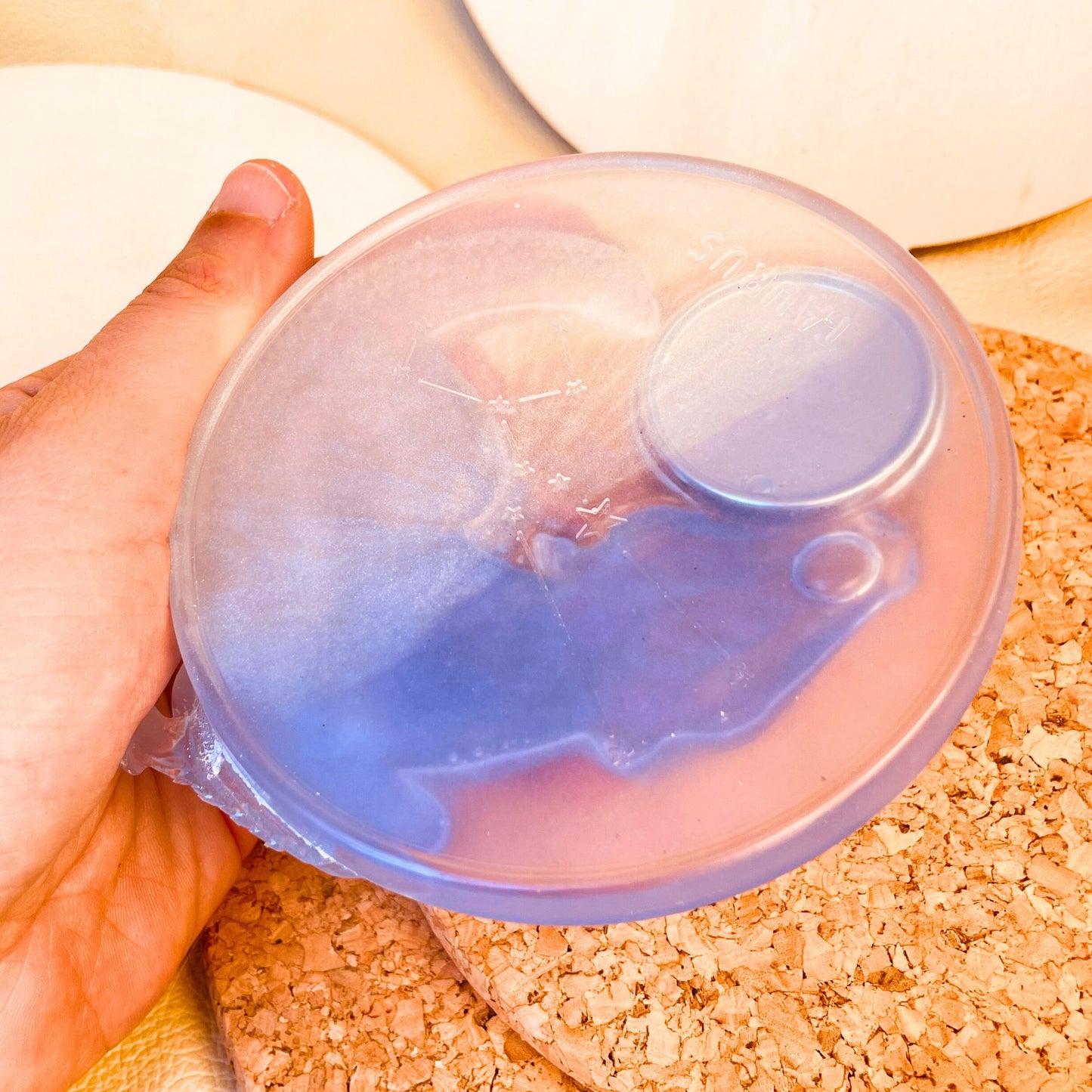 SteamVoyage - porta candele del drago sommerso in resina epossidica