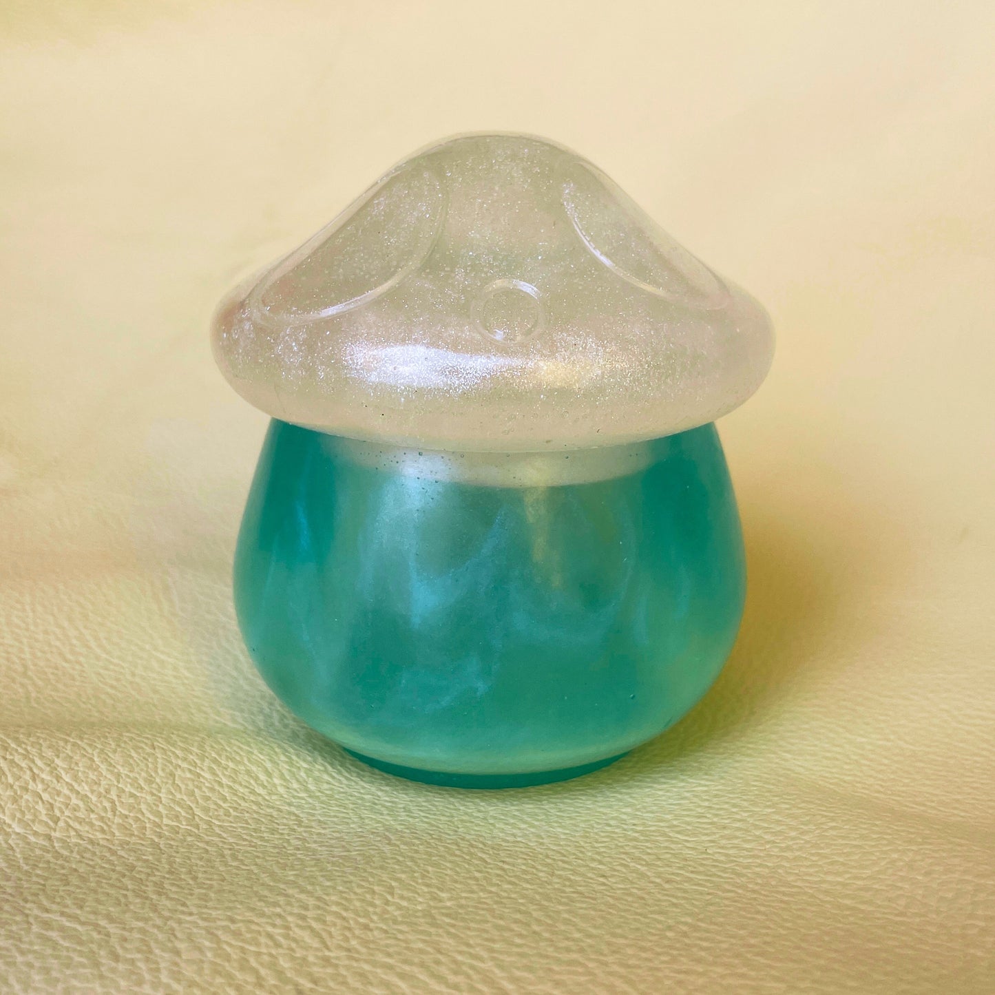 SteamVoyage - vasetto in resina epossidica a forma di fungo per la conservazione di spezie, fiori secchi ed erbe