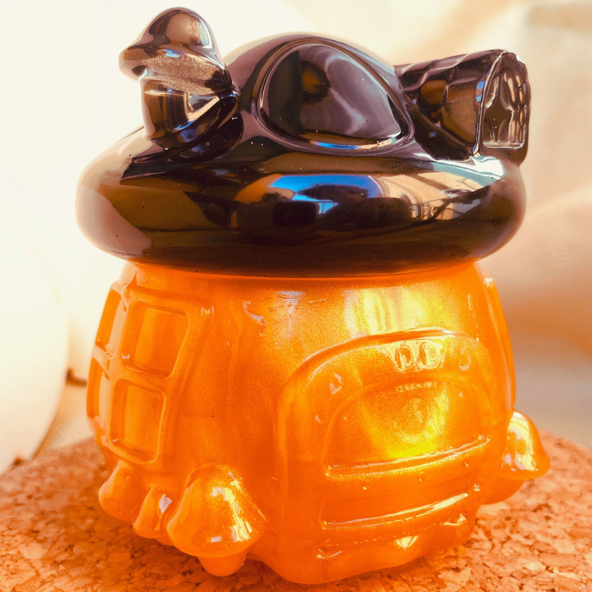 SteamVoyage - vasetto in resina epossidica a forma di fungo per la conservazione di spezie, fiori secchi ed erbe