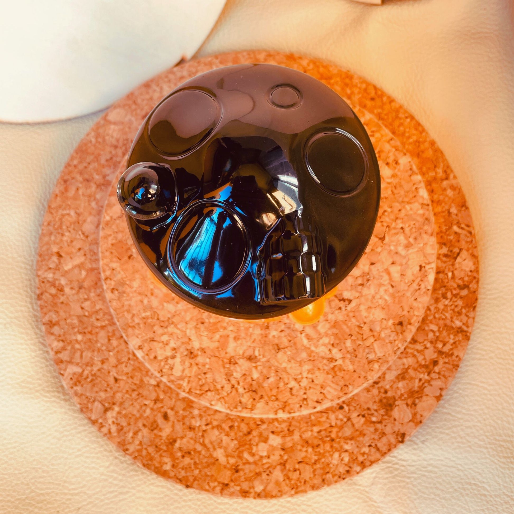 SteamVoyage - vasetto in resina epossidica a forma di fungo per la conservazione di spezie, fiori secchi ed erbe