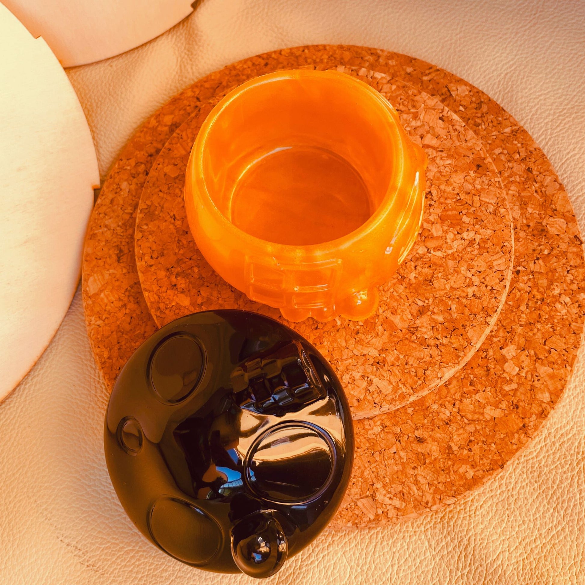 SteamVoyage - vasetto in resina epossidica a forma di fungo per la conservazione di spezie, fiori secchi ed erbe