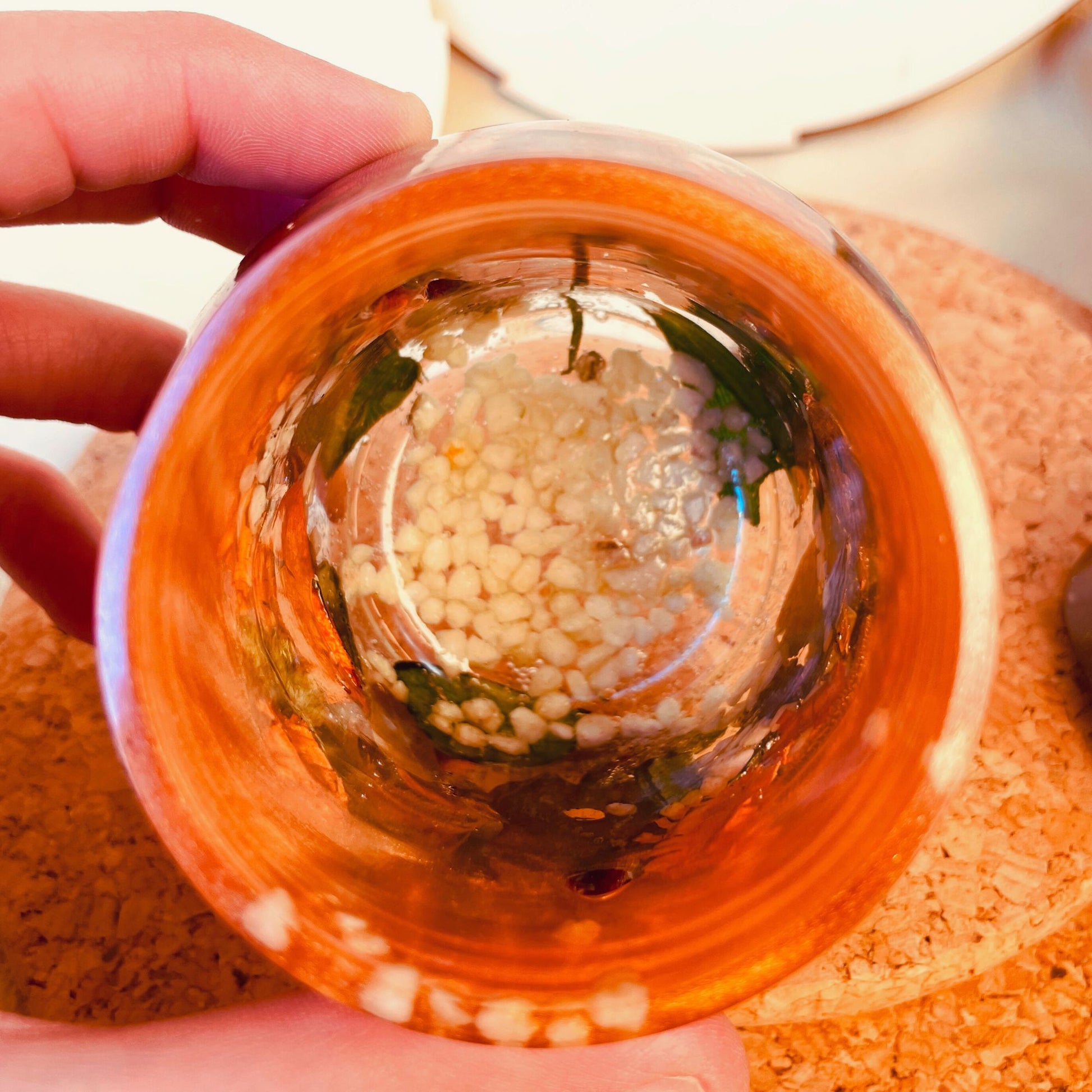 SteamVoyage - vasetto in resina epossidica con tappo a vite per la conservazione di spezie, fiori secchi ed erbe