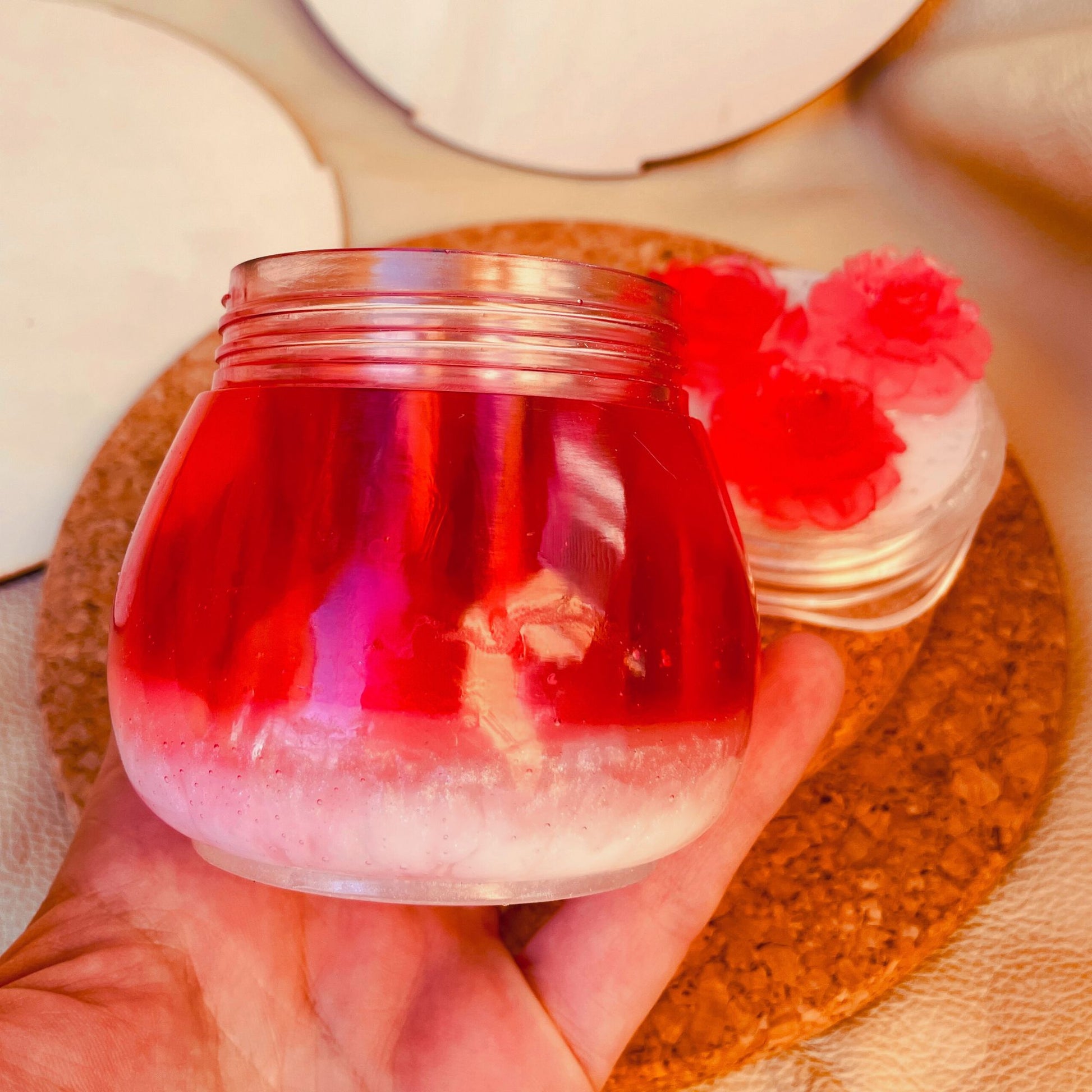 SteamVoyage - vasetto in resina epossidica con tappo a vite per la conservazione di spezie, fiori secchi ed erbe