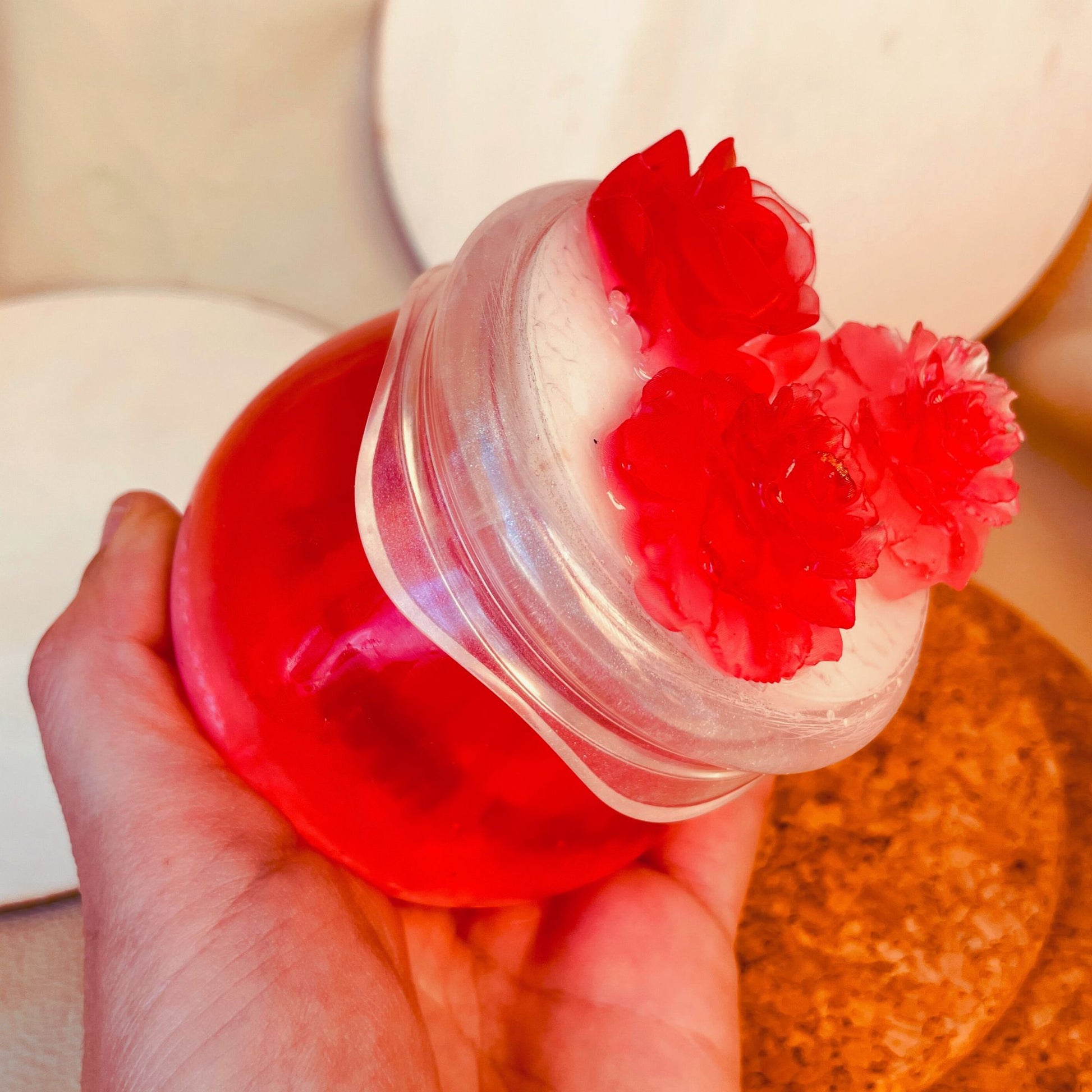 SteamVoyage - vasetto in resina epossidica con tappo a vite per la conservazione di spezie, fiori secchi ed erbe