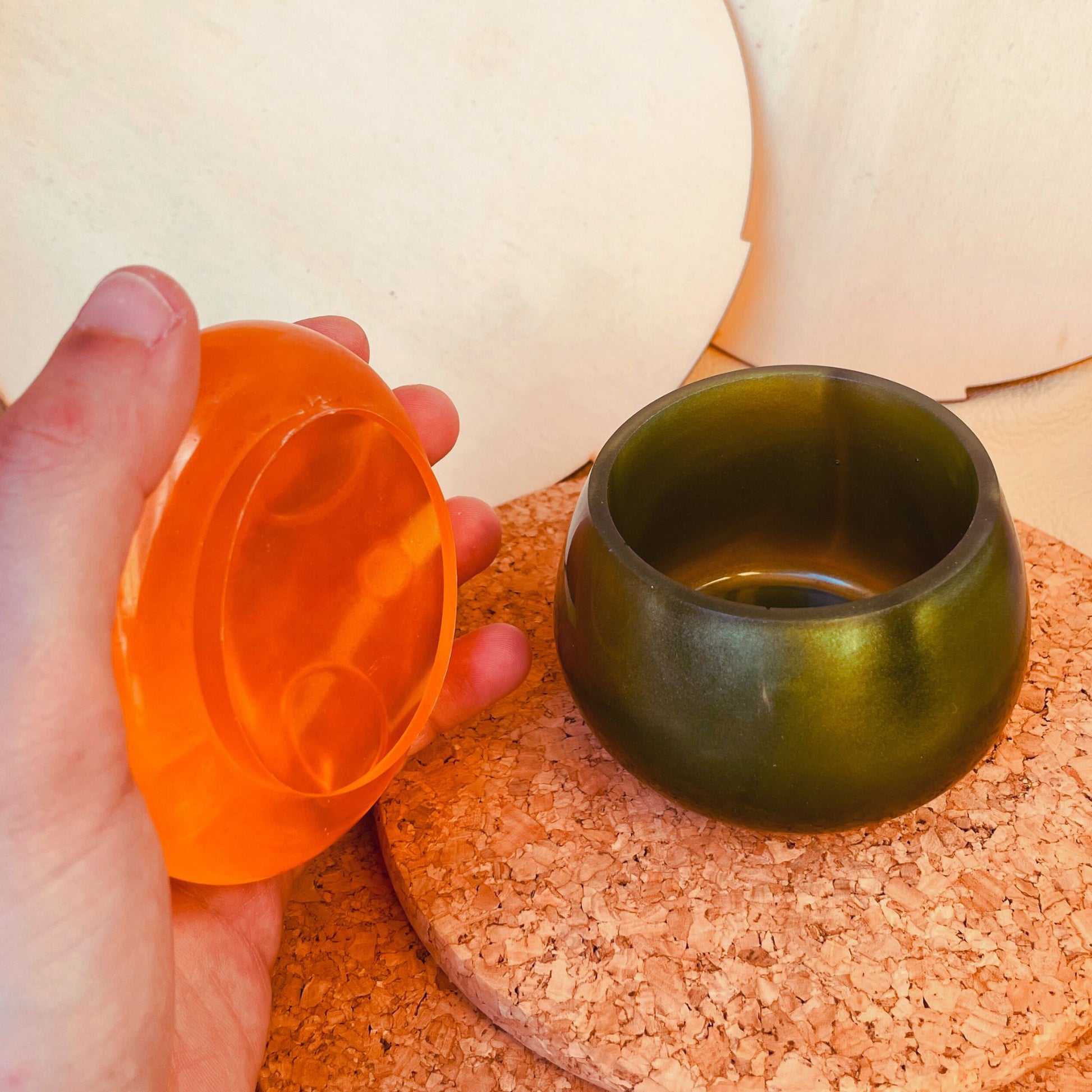 SteamVoyage - vasetto in resina epossidica a forma di fungo per la conservazione di spezie, fiori secchi ed erbe